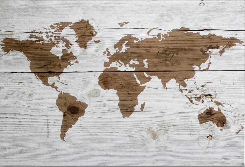 24x36 World Map Magnetic Dry Erase Board Whiteboard Wall Decor NEW